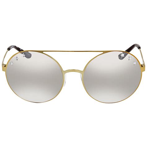 michael kors cabo|Michael Kors Cabo Silver Mirror Round Sunglasses MK1027.